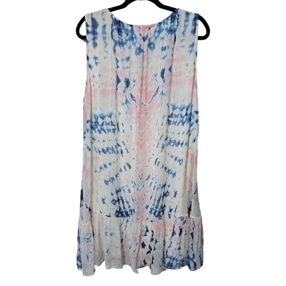 Sundance Large Tie Dye Whisper Sleeveless‎ Dress - Picture 8 of 12